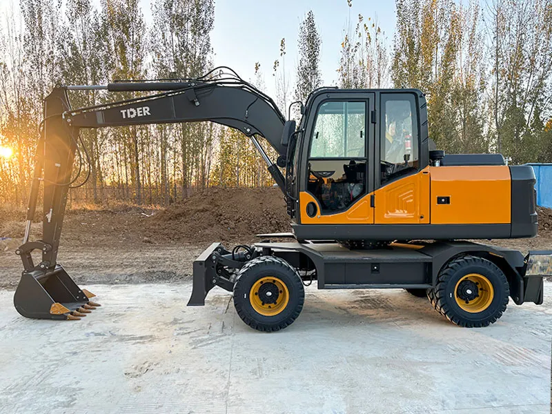 TWE80 · excavadora de ruedas de 8 t · Excavadora de ruedas de 8 t