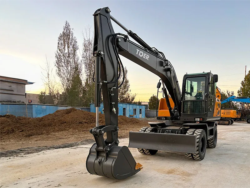 TWE120 · excavadora de ruedas de 12 t · Excavadora de ruedas de 12 t