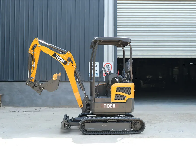 TCE25 · mini excavadora de 2,5 t · Mini excavadora sobre orugas de 2,5 t