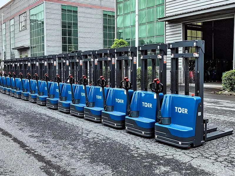 TES16-20 · apilador eléctrico de 1.600 y 2.000 kg · Apilador eléctrico